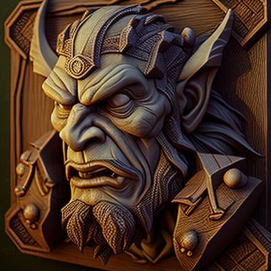 3D модель Гра Warcraft Orcs Humans (STL)